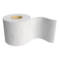 Туалетний папір целюлозний на гільзі  білий 3 ш  по 32 шт  - foto 2