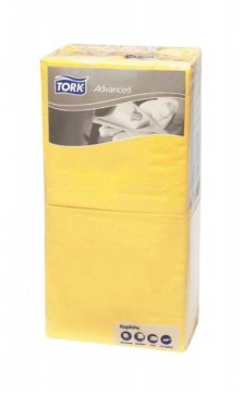 Tork Advanced серветки жовті 24*24 