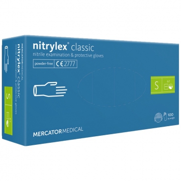 NITRYLEX CLASSIC рукавички нітрилові оглядові нестерильні неприпудрені													