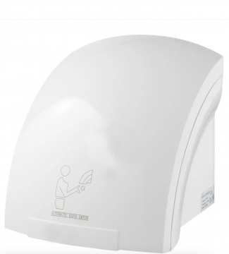 Електросушарка для рук, білий пластик