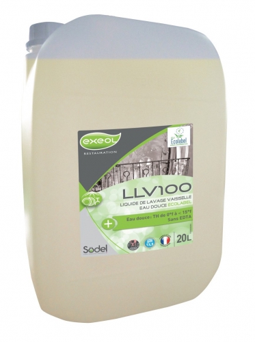 LLV 100 Рідина для машинного миття столового і кухонного посуду 20 л